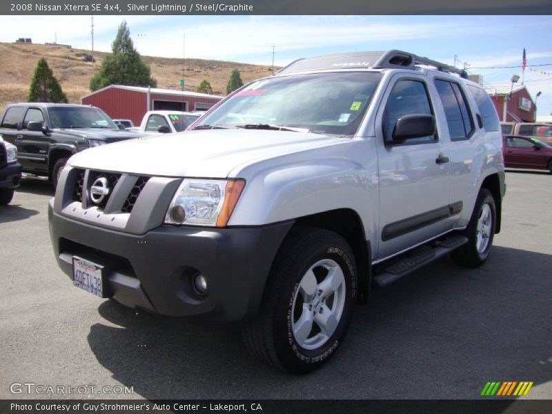 Silver Lightning / Steel/Graphite 2008 Nissan Xterra SE 4x4