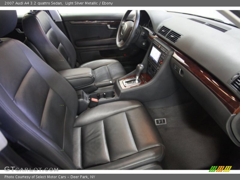 Light Silver Metallic / Ebony 2007 Audi A4 3.2 quattro Sedan