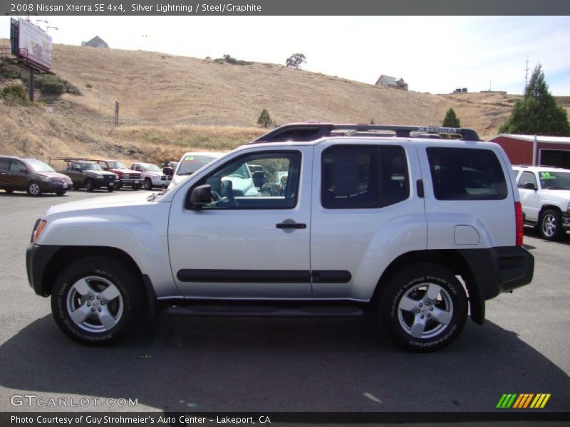 Silver Lightning / Steel/Graphite 2008 Nissan Xterra SE 4x4