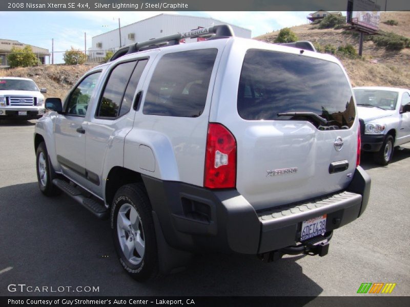 Silver Lightning / Steel/Graphite 2008 Nissan Xterra SE 4x4