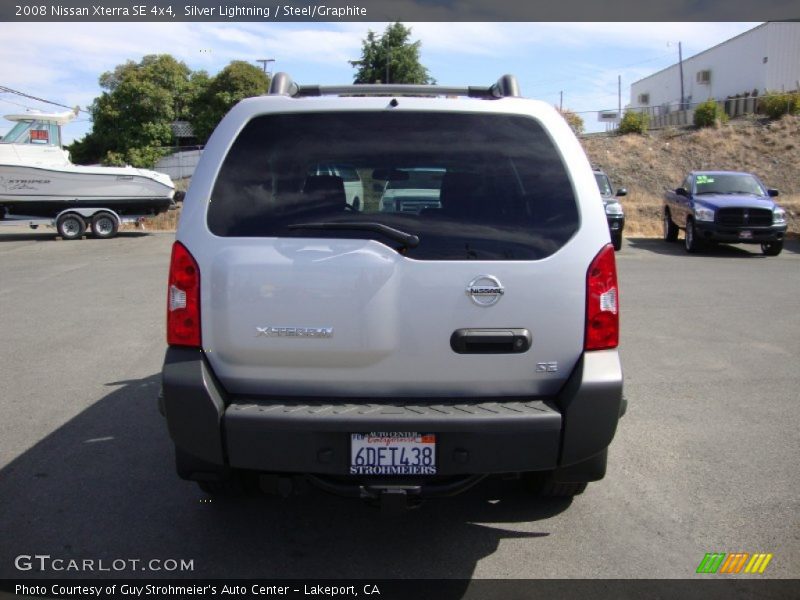 Silver Lightning / Steel/Graphite 2008 Nissan Xterra SE 4x4