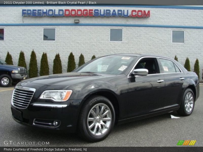 Brilliant Black Crystal Pearl / Black 2011 Chrysler 300 Limited
