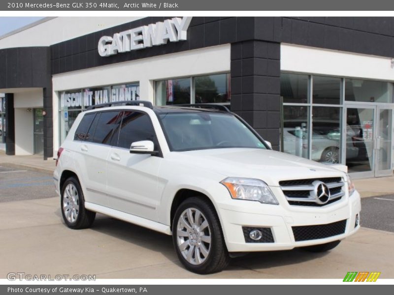 Arctic White / Black 2010 Mercedes-Benz GLK 350 4Matic