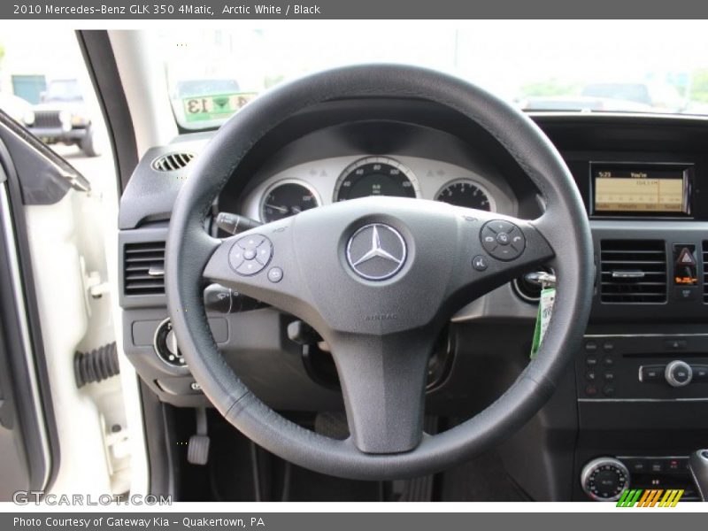 Arctic White / Black 2010 Mercedes-Benz GLK 350 4Matic