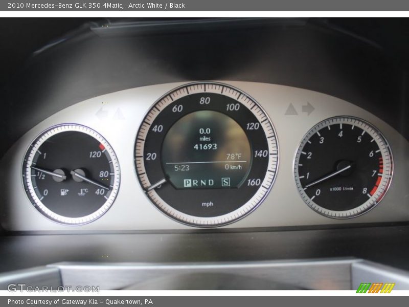 Arctic White / Black 2010 Mercedes-Benz GLK 350 4Matic