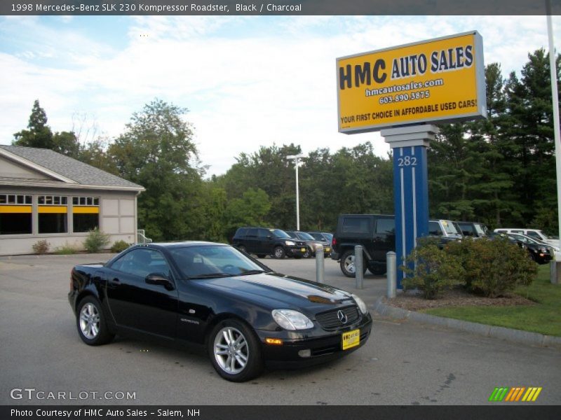 Black / Charcoal 1998 Mercedes-Benz SLK 230 Kompressor Roadster