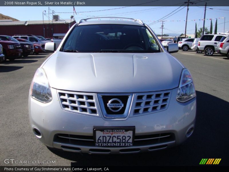 Silver Ice Metallic / Black 2008 Nissan Rogue SL