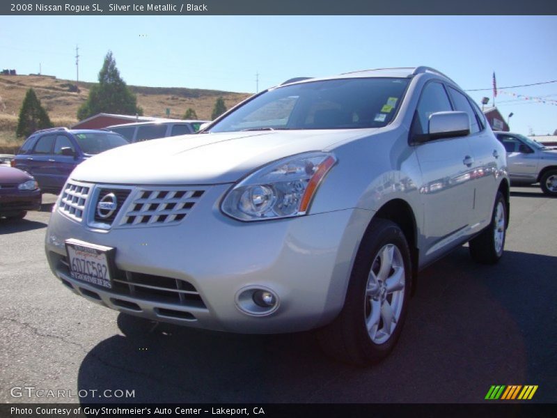 Silver Ice Metallic / Black 2008 Nissan Rogue SL