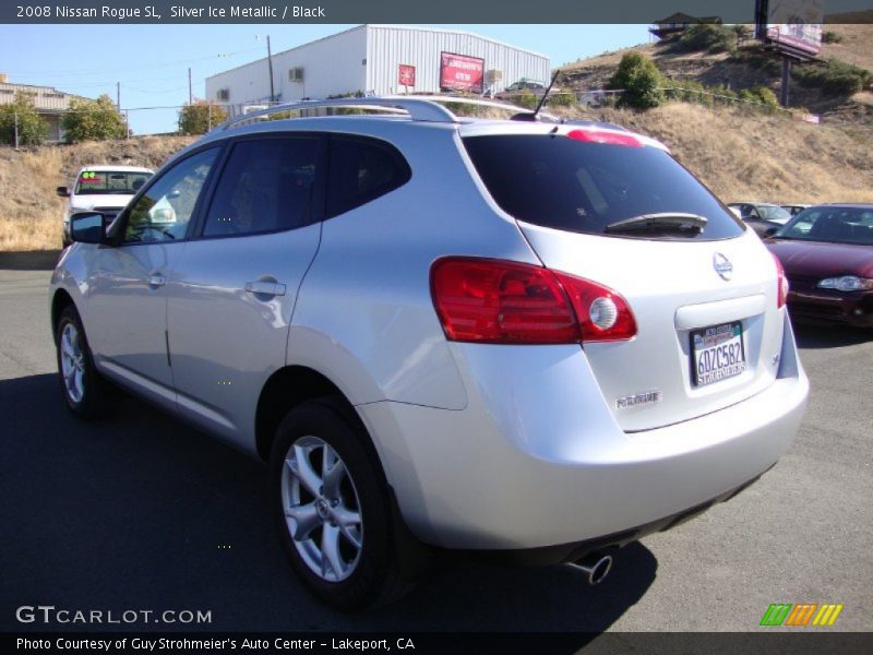 Silver Ice Metallic / Black 2008 Nissan Rogue SL