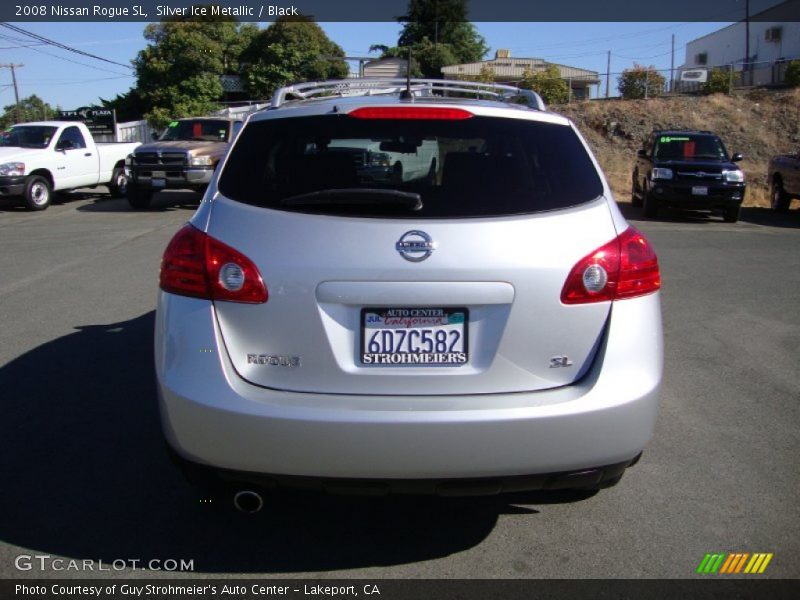 Silver Ice Metallic / Black 2008 Nissan Rogue SL