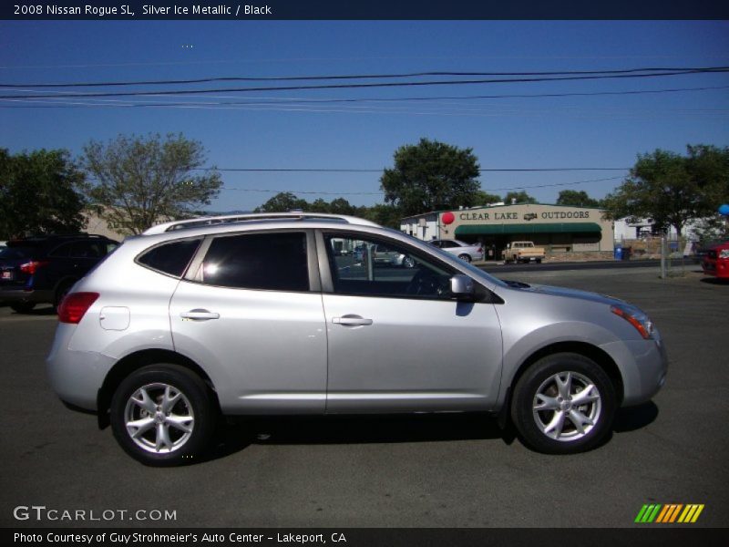Silver Ice Metallic / Black 2008 Nissan Rogue SL