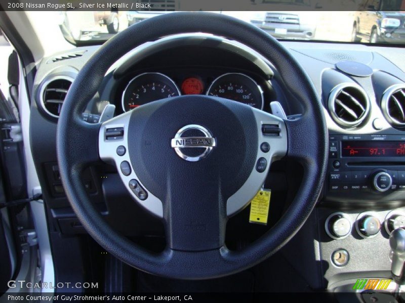 Silver Ice Metallic / Black 2008 Nissan Rogue SL
