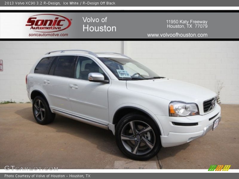 Ice White / R-Design Off Black 2013 Volvo XC90 3.2 R-Design