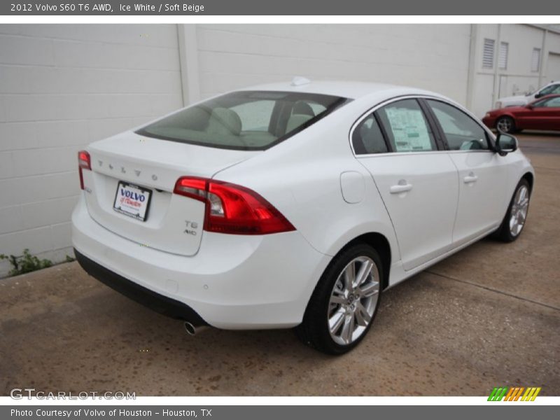 Ice White / Soft Beige 2012 Volvo S60 T6 AWD