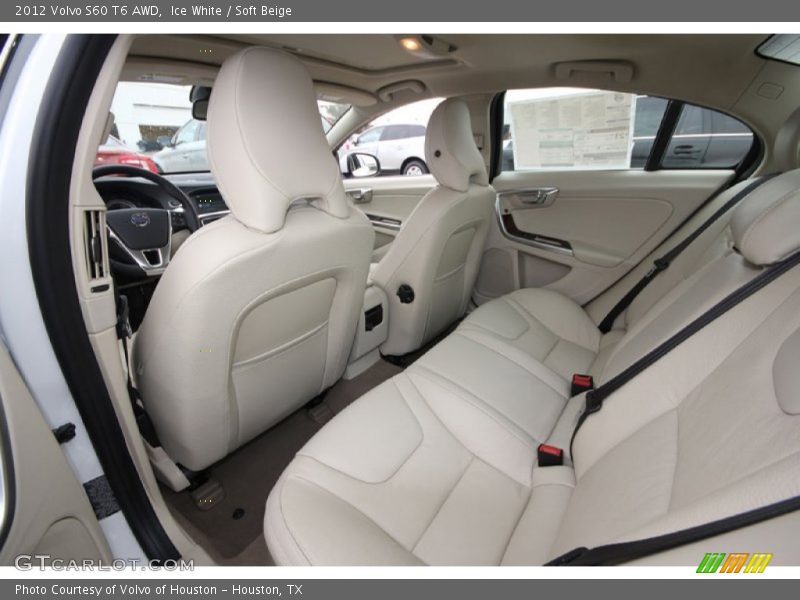 Ice White / Soft Beige 2012 Volvo S60 T6 AWD