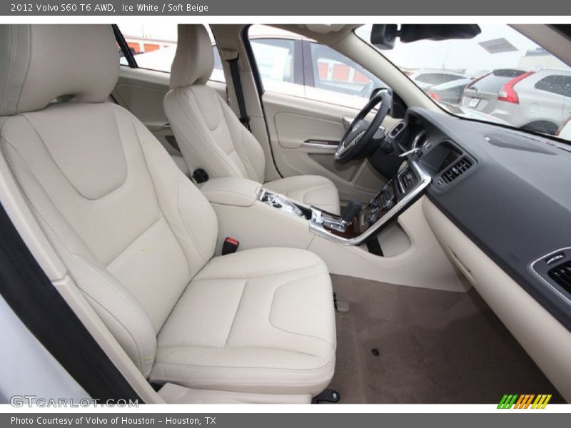 Ice White / Soft Beige 2012 Volvo S60 T6 AWD
