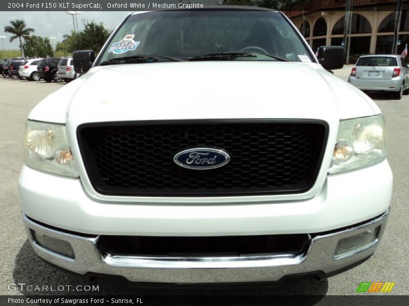 Oxford White / Medium Graphite 2004 Ford F150 XLT SuperCab