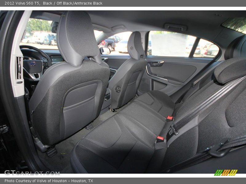 Black / Off Black/Anthracite Black 2012 Volvo S60 T5