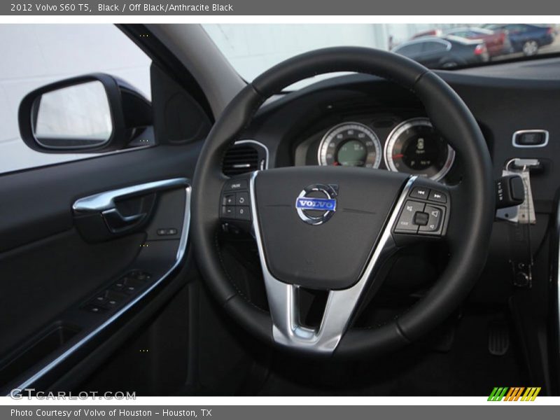 Black / Off Black/Anthracite Black 2012 Volvo S60 T5