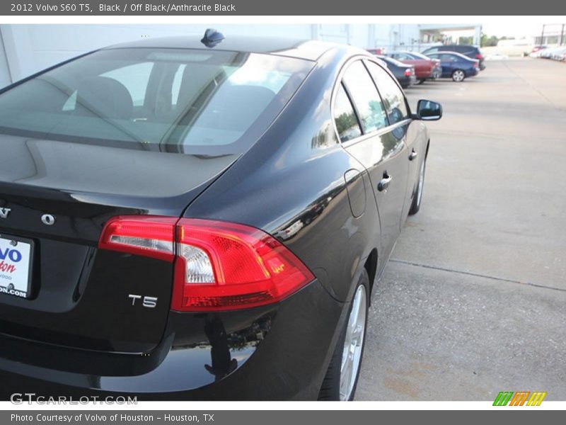 Black / Off Black/Anthracite Black 2012 Volvo S60 T5