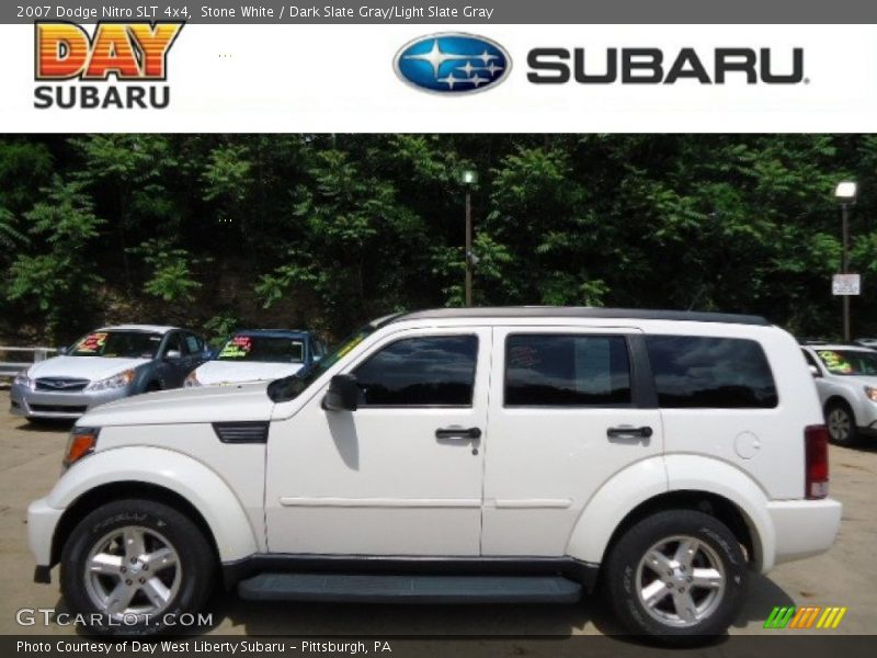 Stone White / Dark Slate Gray/Light Slate Gray 2007 Dodge Nitro SLT 4x4