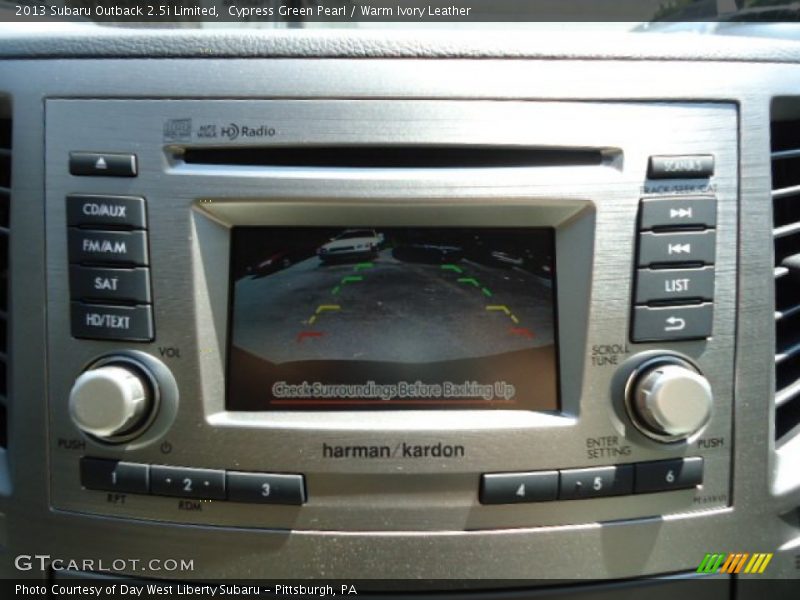 Cypress Green Pearl / Warm Ivory Leather 2013 Subaru Outback 2.5i Limited
