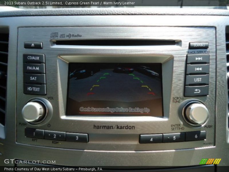 Cypress Green Pearl / Warm Ivory Leather 2013 Subaru Outback 2.5i Limited