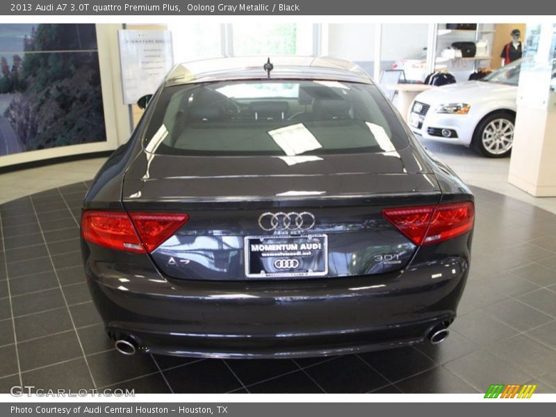 Oolong Gray Metallic / Black 2013 Audi A7 3.0T quattro Premium Plus