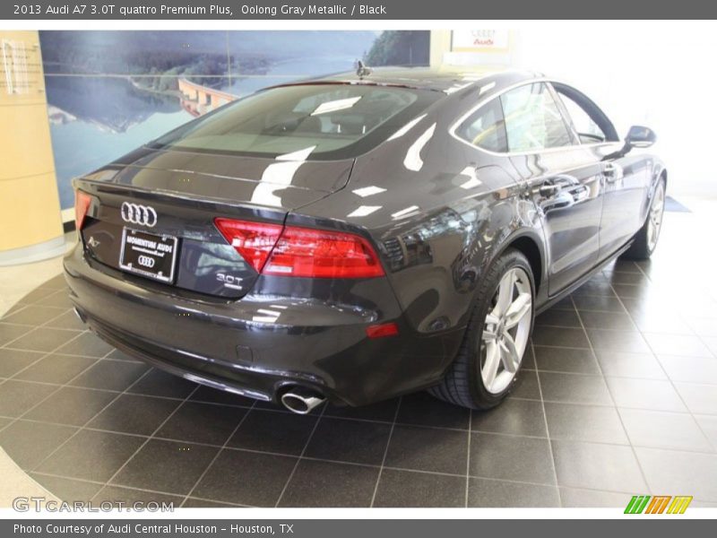 Oolong Gray Metallic / Black 2013 Audi A7 3.0T quattro Premium Plus