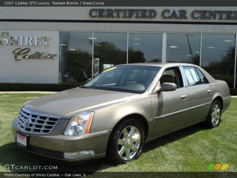 Radiant Bronze / Shale/Cocoa 2007 Cadillac DTS Luxury