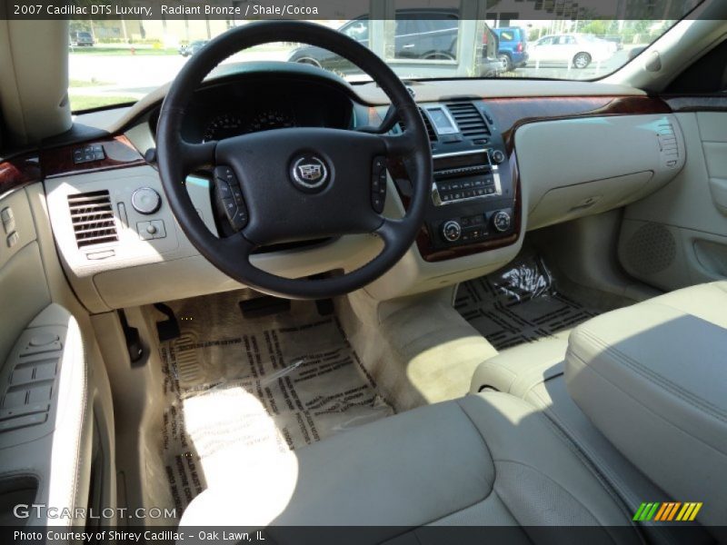 Radiant Bronze / Shale/Cocoa 2007 Cadillac DTS Luxury