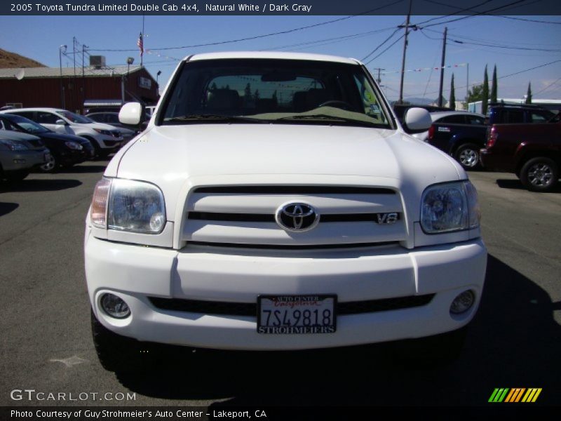 Natural White / Dark Gray 2005 Toyota Tundra Limited Double Cab 4x4
