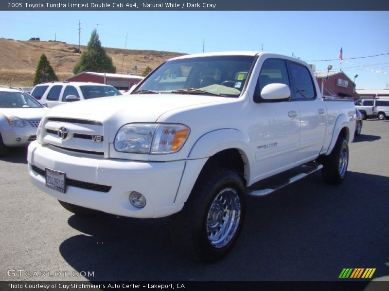 Natural White / Dark Gray 2005 Toyota Tundra Limited Double Cab 4x4