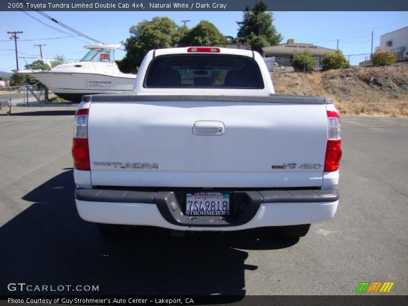 Natural White / Dark Gray 2005 Toyota Tundra Limited Double Cab 4x4