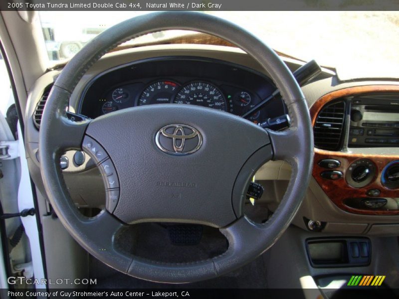 Natural White / Dark Gray 2005 Toyota Tundra Limited Double Cab 4x4