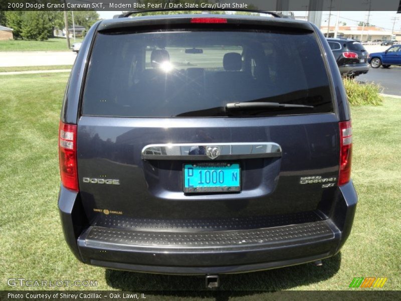 Modern Blue Pearl / Dark Slate Gray/Light Shale 2009 Dodge Grand Caravan SXT