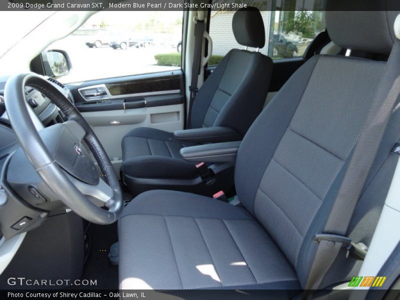 Modern Blue Pearl / Dark Slate Gray/Light Shale 2009 Dodge Grand Caravan SXT