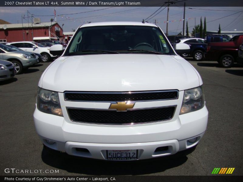 Summit White / Dark Titanium/Light Titanium 2007 Chevrolet Tahoe LT 4x4