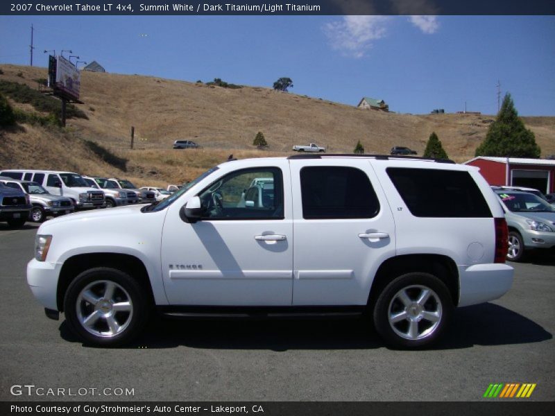 Summit White / Dark Titanium/Light Titanium 2007 Chevrolet Tahoe LT 4x4