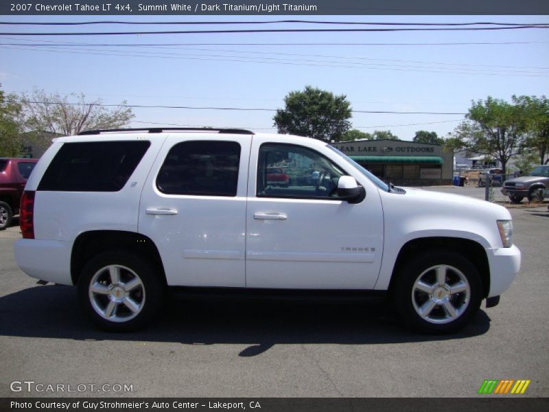 Summit White / Dark Titanium/Light Titanium 2007 Chevrolet Tahoe LT 4x4