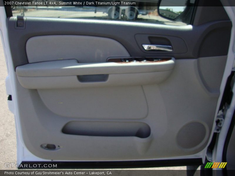 Summit White / Dark Titanium/Light Titanium 2007 Chevrolet Tahoe LT 4x4