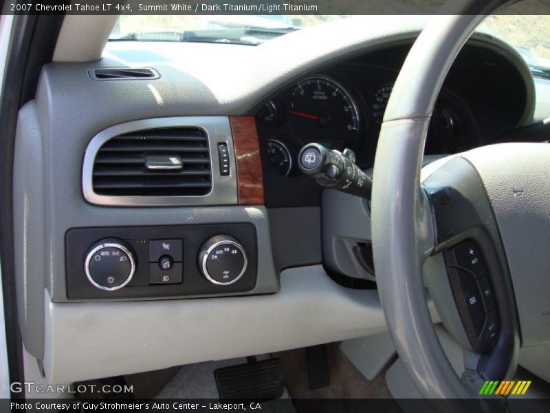 Summit White / Dark Titanium/Light Titanium 2007 Chevrolet Tahoe LT 4x4