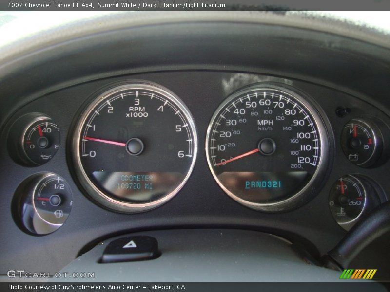 Summit White / Dark Titanium/Light Titanium 2007 Chevrolet Tahoe LT 4x4
