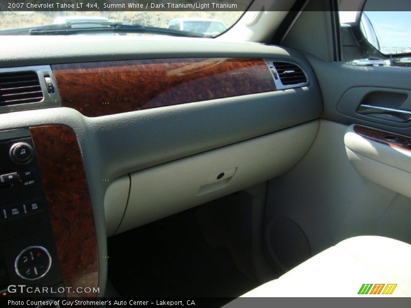 Summit White / Dark Titanium/Light Titanium 2007 Chevrolet Tahoe LT 4x4