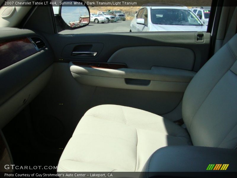 Summit White / Dark Titanium/Light Titanium 2007 Chevrolet Tahoe LT 4x4