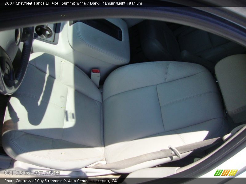 Summit White / Dark Titanium/Light Titanium 2007 Chevrolet Tahoe LT 4x4