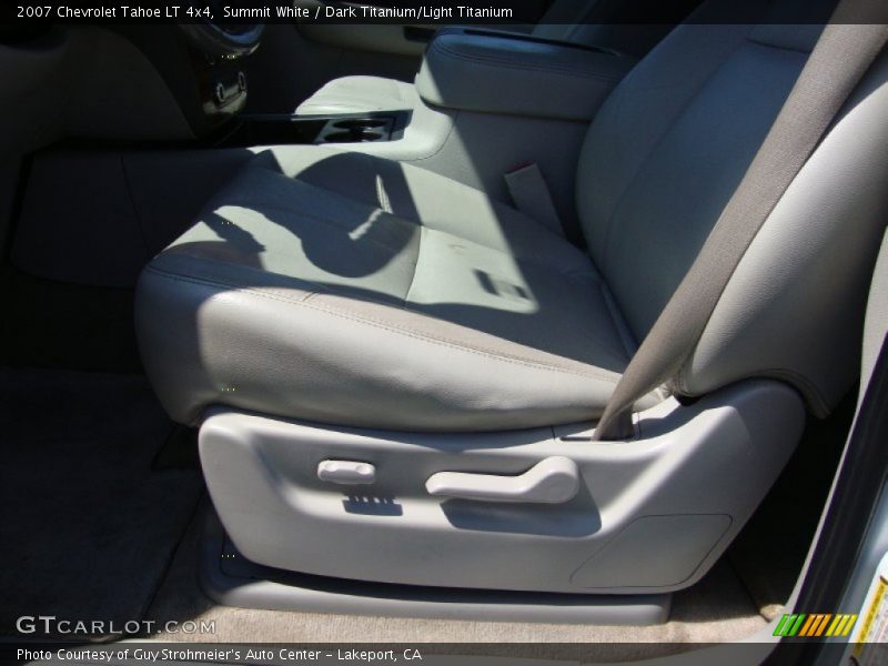Summit White / Dark Titanium/Light Titanium 2007 Chevrolet Tahoe LT 4x4