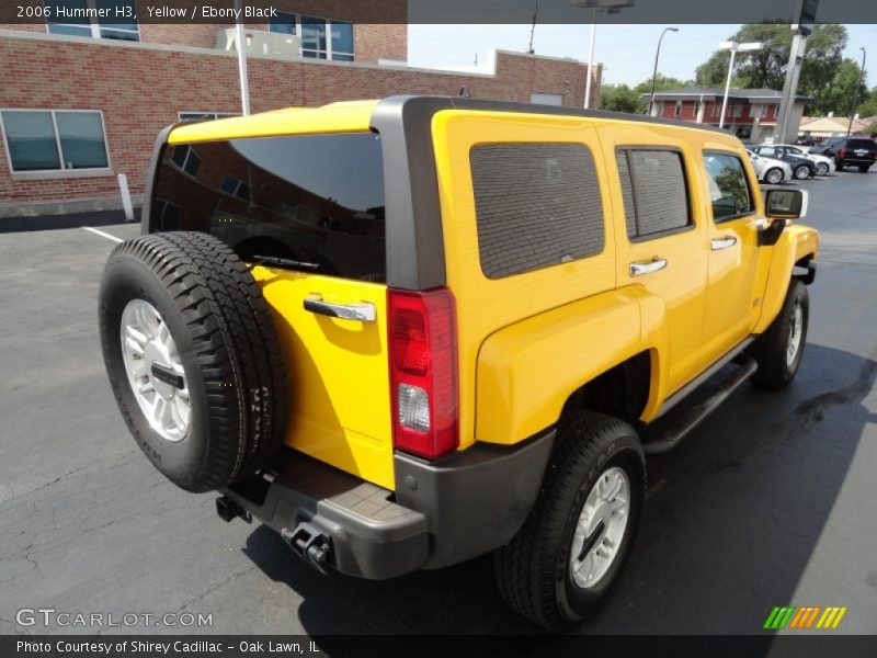 Yellow / Ebony Black 2006 Hummer H3