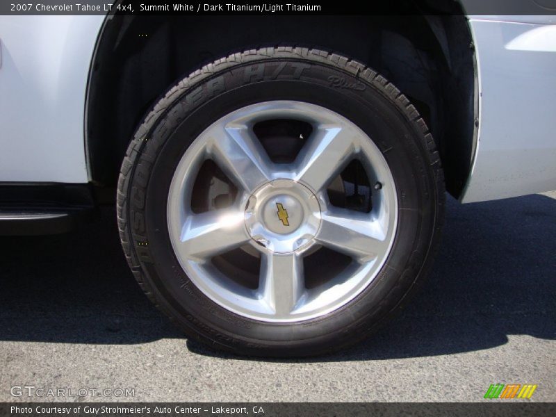 Summit White / Dark Titanium/Light Titanium 2007 Chevrolet Tahoe LT 4x4