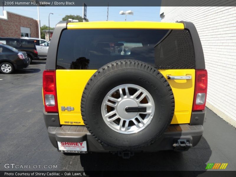 Yellow / Ebony Black 2006 Hummer H3